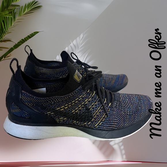 Nike Shoes - Nike Air Zoom Mariah Flyknit Racer Black Running Shoes Women’s